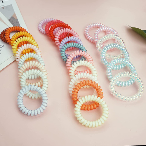 Lazos Para El Cabello En Espiral, 26 Unidades, Sin Arrugas,