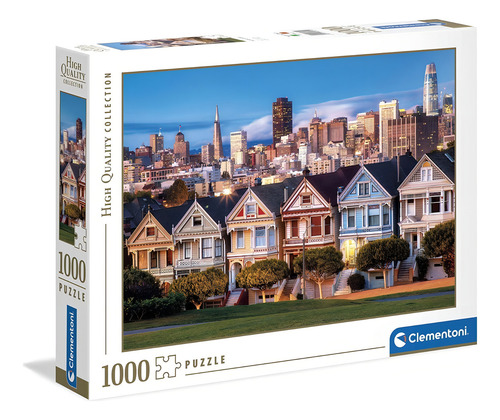 Rompecabezas San Francisco Clasico Casas 1000 Pz Clementoni