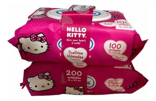 Pañitos Húmedos Hello Kitty X 3 Paq