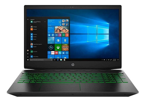 Notebook gamer  HP Pavilion 15-ec1073dx negra 15.6", AMD Ryzen 5 4600H  8GB de RAM 256GB SSD, NVIDIA GeForce GTX 1650 1920x1080px Windows 10 Home