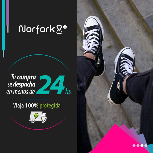 Imagen 9 de 10 de Zapatillas Norfork Legendary Hi Mujer Y Hombre
