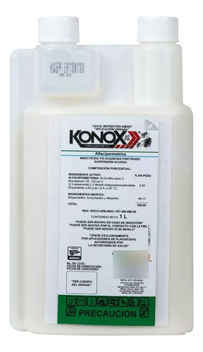 Konox 60 Fw 1 L Controla Cucaracha Chinches Arañas