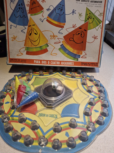 Juego De Mesa Dolor De Cabeza Juguete Antiguo Ludo Matic
