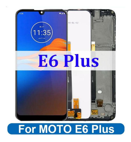 Pantalla Lcd Con Marco Para Motorola Moto E6 Plus Xt2025