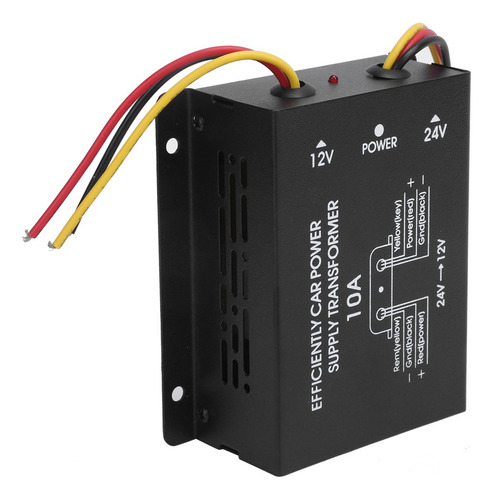Transformador 10a Dc Conversor De Corrente 24v A 12v Volt