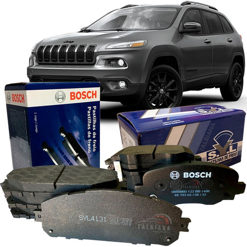 Kit Pastilha De Freio Jeep Cherokee 3.2 4x4 2013 2014 2015