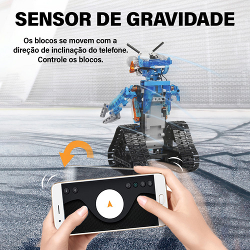 Camewin Blocos Construção Brinquedo Robô Relâmpago 369 Peças
