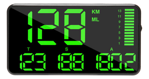 Vehicle Hud Universal Black Car Display Gps Speed