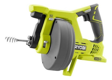 Bomba Destapacaños Electrica Ryobi Verde Lima P4002
