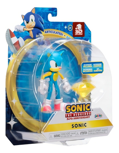 Sonic The Hedgehog 30 Aniversario Con Esmeralda