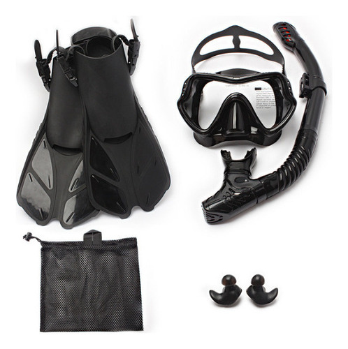 Kits De Buceo Aletas Para Snorkeling Goggles Esnórquel