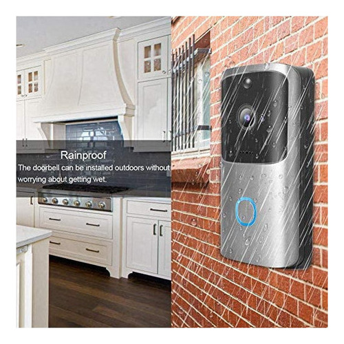 Timbre De Casa Con Monitoreo Remoto Inalámbrico Wifi Visual