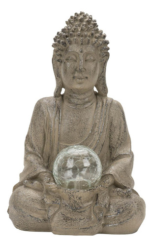 Estatua De Buda Con Figura Coleccionable Ligera Para Entrada