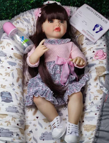 Bebe Reborn Original Muñeca Vinilo Completo Danna Doll