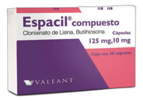Espacil Compuesto C/20 Caps Butilhioscina Clonixinato