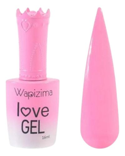 Gel Semipermanente Wapizima Love Para Uñas Color A Elegir 8 Rosa Caramelo