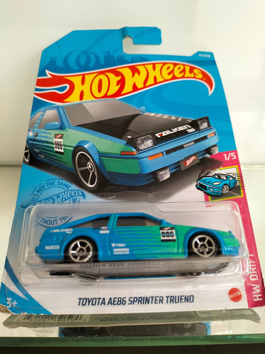 Set De 2 Autos Hw, Toyota Sprinter Y Copo Camaro 69 Azul (Usado)