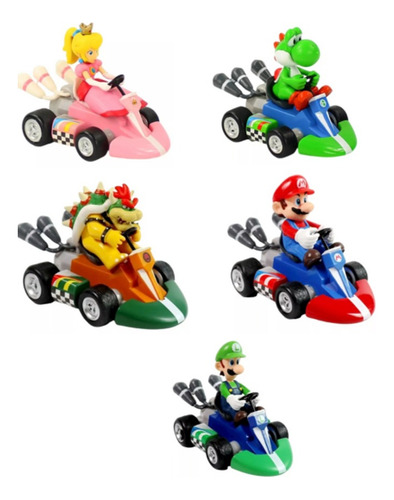 Carritos De Fricción De Mario Kart Mario 