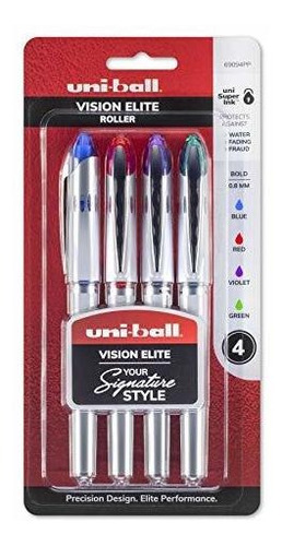 Uni-ball Vision Elite Rollerball Plumas, Bold Point (0,8 Mm)