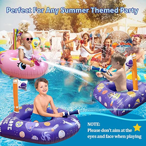 Kids Pool Float With Water Gun - Inflatable Pool