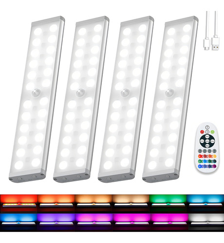 Luzoso De 58 Lideros Bajo Luces De Gabinete Inalambricas, Il