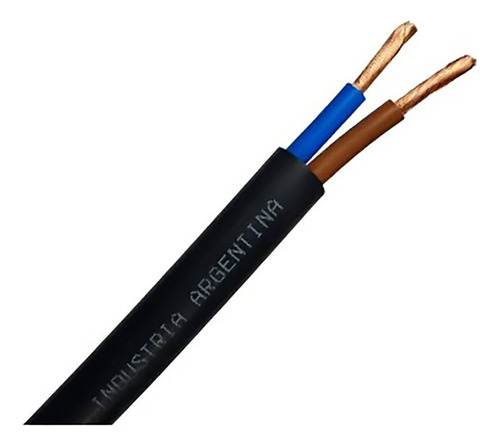 Cable Tipo Taller Normalizado 2x1,5 Mm X10 Metros