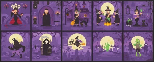 Vectores Para Halloween Dia De Muertos Cdr Character Set