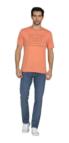 Imagen 4 de 5 de Playera Lee Hombre Manga Corta 29m2