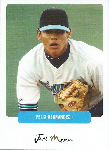 Barajita Felix Hernandez Rookie Card Just Minors 2003 #3