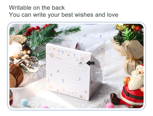 Tarjetas Navideñas Musicales Emergentes En 3d, Hechas A Mano