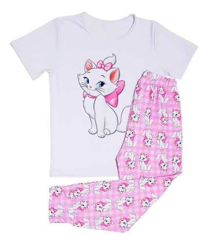 Pijama Manga Corta Moda Infantil Marie