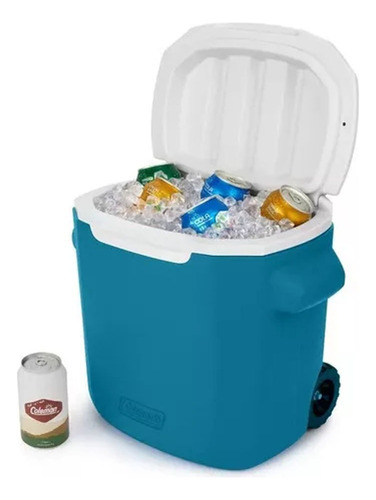 Conservadora Coleman Chiller 28qt Con Ruedas Color Ocean