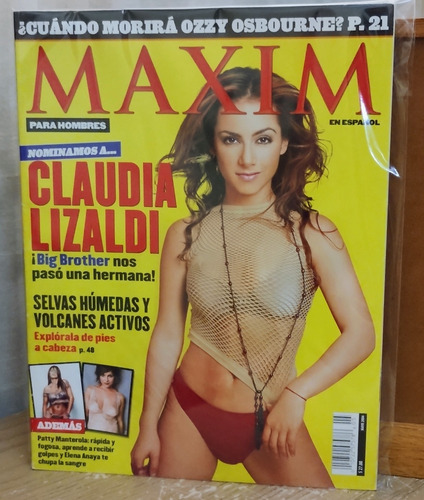 Claudia Lizaldi Big Brother Nos Pasó Una Hermana, Excelente (Usado)