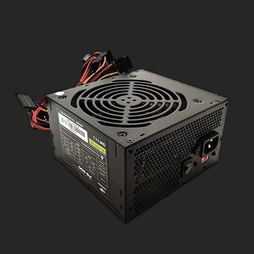 Fonte Atx Pc 500w Reais Bivolt Silenciosa Cor Preto Voltagem 115v/230v
