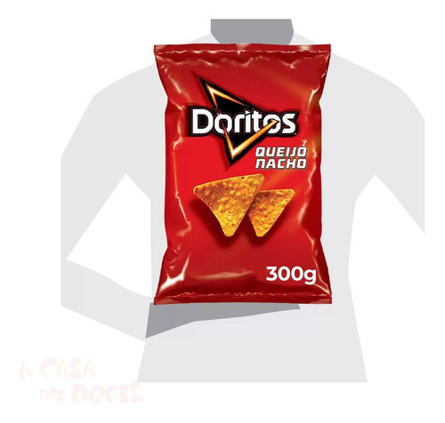 Doritos Queijo Nacho Elma Chips Gigante Kit 8 Pacotes