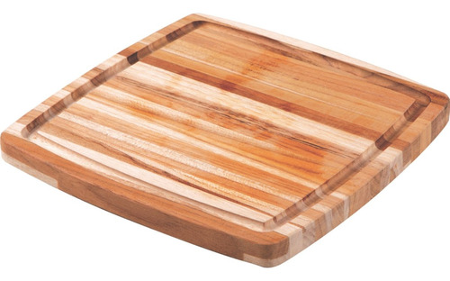 Plato Tabla De Madera Para Asado Cuadrado 21x21cm Tramontina