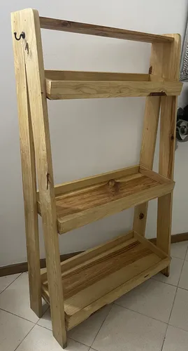 Estante De Madera De Pino (Usado)