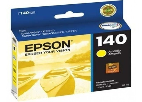 Imagen 5 de 5 de Combo Cartucho Epson T140 Negro + 3 Colores Original