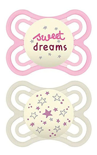 Mam Perfect Night 2 Piece Baby Pacifier Girl 06 Meses