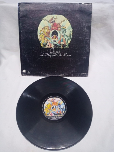 Lp - Queen - A Day All The Races - Emi 1976 Portada Doble