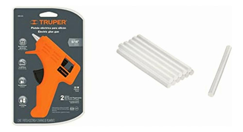Truper Pipe-5/16, Pistola Eléctrica 15 W + Rep-pipe-5/16,