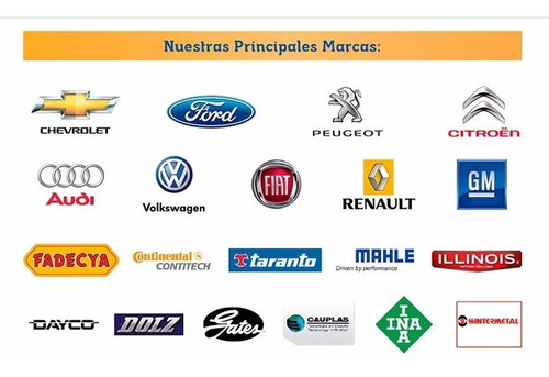 Imagen 8 de 8 de Juego De Botadores Ford Ka 1.0 1.6 8v Rocam