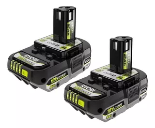 Ryobi 18v 2x Batería Para Taladro Impacto Sierra 2.0 Hp Pila