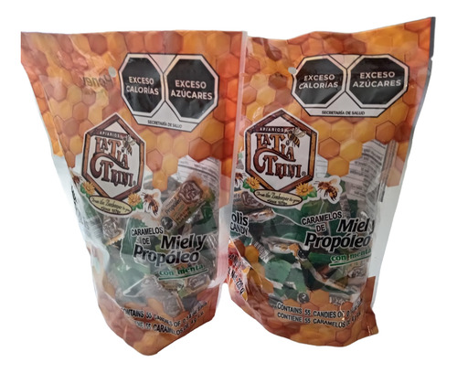 Dulces Caramelos De Miel Y Propóleo La Tia Trini 220 Gr 55p