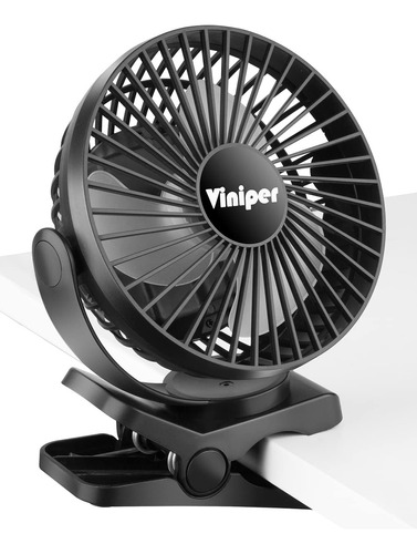 Viniper Ventilador Recargable Con Clip De 6 Pulgadas, Ventil