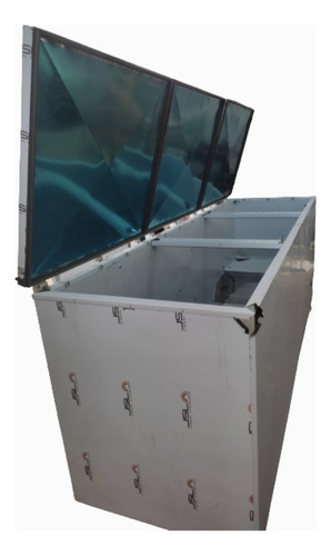 Freezer Horizontal Aço Inox 430 Externo, Interno 304 - 600 L