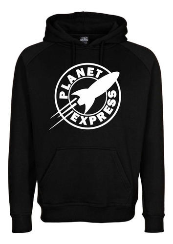 Sudadera Planet Express Envios Cohete Con Gorro Unisex