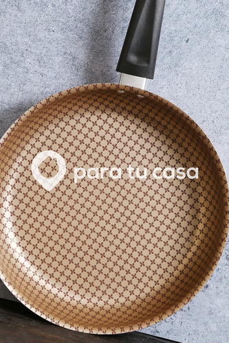 Juego De Cacerola Batería Cocina 4 Pzas Teflón Flora Mta
