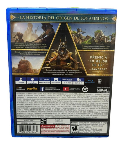 Assassin´s Creed Origins Ps4 (uso) (Usado)