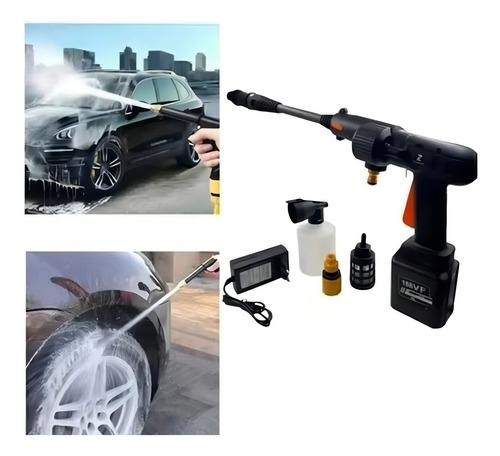 Pistola de lavagem de alta pressão laranja de alta pressão 18000mah 25v